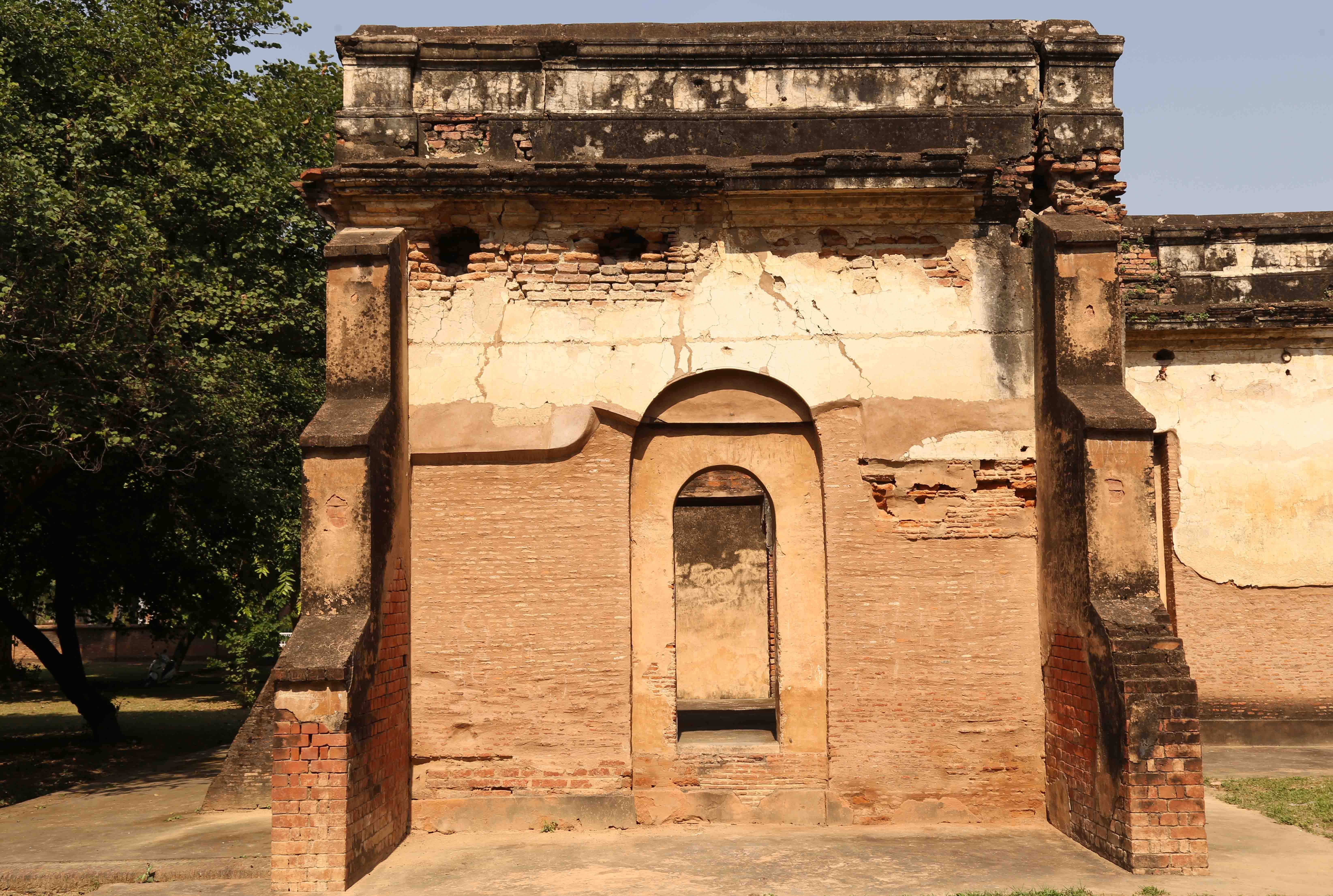 Temple Courtyard Before Restoration